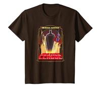 Justice League Heroes United T-Shirt, Youth, Brown, Large