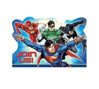 Justice League Invitations Set (Pack of 32) Justice League Multicolor