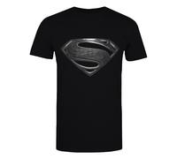 Justice League Men's Logo T-Shirt in Black | Size: Large Justice League Black L