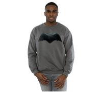 Justice League Movie Batman Emblem Sweatshirt DC Comics Charcoal XXL