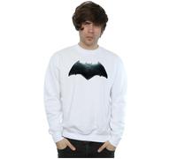 Justice League Movie Batman Emblem Sweatshirt DC Comics White M