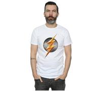 Justice League Movie Flash Emblem T-Shirt DC Comics White M