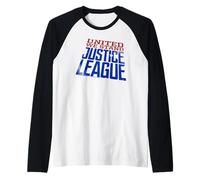 Justice League Movie United We Stand Raglan Baseball Tee