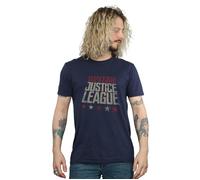 Justice League Movie United We Stand T-Shirt DC Comics Navy L