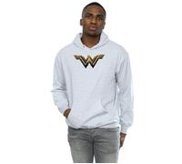 Justice League Movie Wonder Woman Emblem Hoodie DC Comics Grey XXL