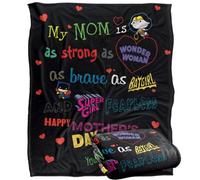 Justice League My Mom Is Mothers Day Blanket Multicoloured (One Size)
