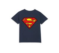 Justice League Official DC Comics Superman Logo Kids' T-Shirt - 11-12 Years in Navy | Size: YXL Justice League Navy YXL