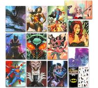 Justice League Posters - DC Comics Poster Pack Bundle Includes 12 Justice League Wall Posters (8.5" x 11"), Justice League Stickers, More | DC Comics Poster Pack