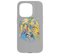 Justice League Spin Circle Fight Case for iPhone 15 Pro