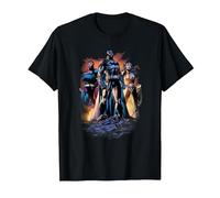Justice League Take A Stand T-Shirt, Men, Black, Small