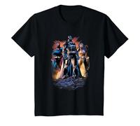 Justice League Take A Stand T-Shirt, Youth, Black, X-Small