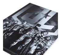 Justice League Team Poster Giclee Art Print - A3 - White Frame