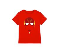 Justice League The Flash Mask Kids T-Shirt, Red | Size: 5-6 Years Justice League Red 5-6 Years