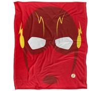 Justice League The Flash Mask Soft Touch Blanket Red (152Cm X 127Cm)