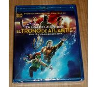 Justice League The Throne Of Atlantis New Blu-Ray Animation (Unopened)