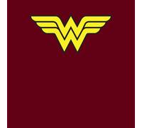 Justice League Wonder Woman Logo Men's T-Shirt - Burgundy - XXL