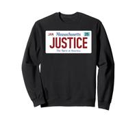 Justice Massachusetts License Plate Social Law School Lawyer Sweatshirt