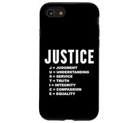 Justice Meaning Best Social Campaign Sign Human Rights Case for iPhone SE (2020) / 7/8
