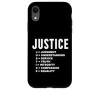 Justice Meaning Best Social Campaign Sign Human Rights Case for iPhone XR