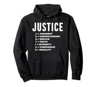 Justice Meaning Best Social Campaign Sign Human Rights Pullover Hoodie