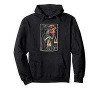 Justice never dies grim reaper flaming scales Halloween Pullover Hoodie