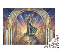 Justice The Scales 1000 Piece Wooden Jigsaw Puzzle,Stress Relief,Wood,Whimsical Challenge,Educational Toy,Home Wall Decor,Gift Idea,Adults & Kids 14+ (75x50cm)
