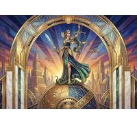 Justice The Scales 500 Piece Wooden Jigsaw Puzzle,Wood,Great Gifts,Educational Toy,Whimsical Challenge,Home Wall Decor,Adults & Kids 14+,Stress Relief (52x38cm)