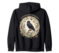 Justifiably Furious Anti-Patriarchy Feminist Alternative Art Zip Hoodie