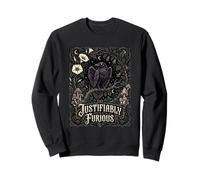 Justifiably Furious Raven Anti Patriarchy Goth Nouveau Art Sweatshirt