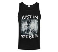 Justin Bieber Black Character Vest Mens