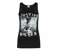 Justin Bieber Black Character Vest Womens