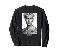 Justin Bieber Black/White Photo Sweatshirt