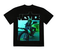 Justin Bieber Men's Dirt Bike T-Shirt in Black | Size: XL Justin Bieber Black XL