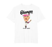 Justin Bieber Official Changes Baseball White T-Shirt, Men's Big and Tall, White, 2X Tall