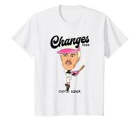 Justin Bieber Official Changes Baseball White T-Shirt, Youth, White, 3T