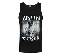 Justin Bieber Official Mens Purpose VestM Black NS5048