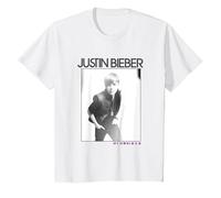 Justin Bieber Official My World 2.0 Photo T-Shirt T-Shirt, Youth, White, Small