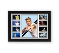 Justin Bieber Signed Poster Print - Limited Edition Autograph Fan Gift - Collectible Memorabilia Wall Art Merchandise (Framed A3 (30x40cm))