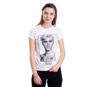Justin Bieber Women's Sorry Cotton T-Shirt in White | Size: Large Justin Bieber White L