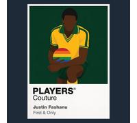Justin Fashanu Gay Footballer Icon Frame Men's Hoodie - Black / 3XL