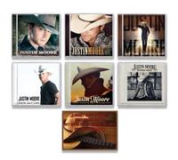 Justin Moore 6 Self-titled / Outlaws Like Me / Off the Beaten Path / Kinda Don't Care / Late Nights and Longnecks / Stray Dog / + Including Bonus Art Card