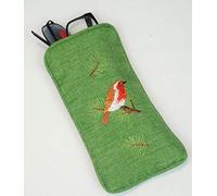 Justina Claire Double Spectacles Case in a Robin Design