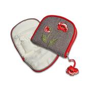 Justina Claire Jewellery Purse in a Poppies Design