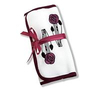 Justina Claire Jewellery Roll in a Mackintosh Rose Design.