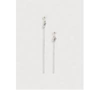 Justine Clenquet Mia Palladium-Plated Brass Earrings