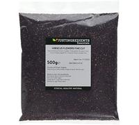 JustIngredients Essentials Hibiscus Flowers Fine Cut 500 g (Pack of 2)