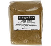 JustIngredients Essentials Mixed Spice, 250 g - Pack of 5