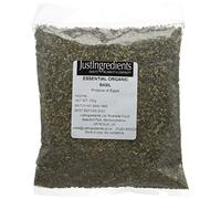 JustIngredients Essentials Organic Basil, 100 g - Pack of 5