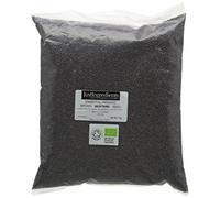 JustIngredients Essentials Organic Black Mustard Seeds, 1 kg - Pack of 2