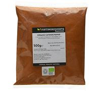 JustIngredients Essentials Organic Cayenne Pepper, 500 g